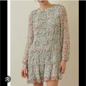 Storia Rushed Floral Dress sz M